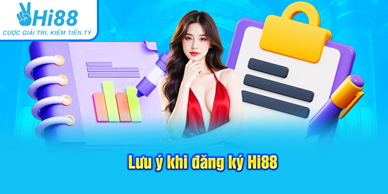 Những điều cần lưu ý khi đăng ký Hi88 